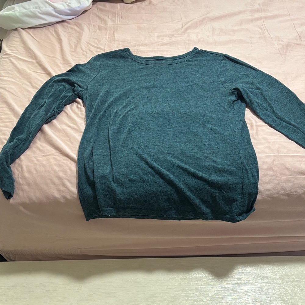 a.n.a Teal Knit Top